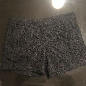 Express Design Studio Black Lined Eyelet Shorts Size 10
